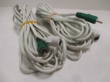 2x Bose 20ft Lifestyle Jewel Cube Speaker Wire RCA to Bose AC-2 Connection White