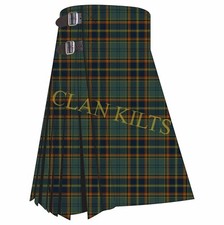 Scottish Handmade Traditional County Antrim 8-yard Tartan Kilt For Men Custom