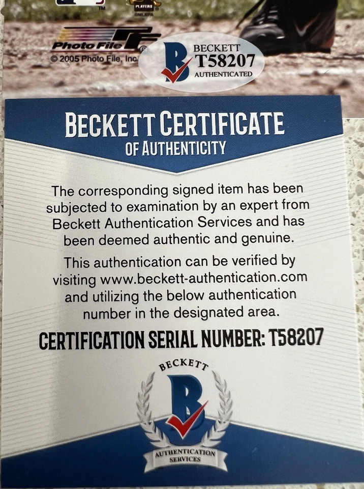 VTG RAY DURHAM Chicago White Sox Rare Signed Autographed 10x8 Photo Beckett COA - Image 3 of 4