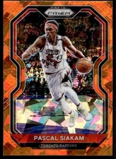 2020-21 Panini Prizm Orange Ice Pascal Siakam G82 Toronto Raptors #134