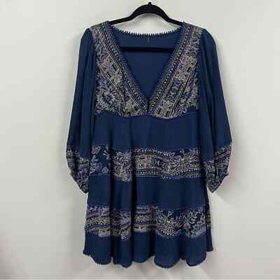 Free People My Love Mini Dress Woman Size XS Small Flaw See Pics
