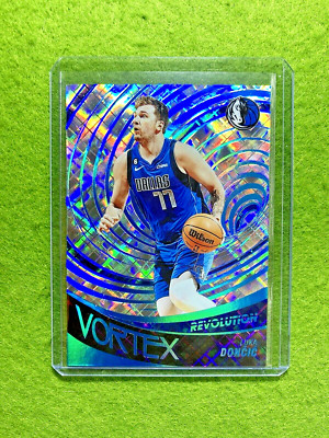 Luka Doncic Cosmic Prizm Card # /99 Vortex SP 2022 Panini
