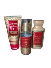 Bath & Body Works LUMINOUS Shower Gel, Cream & Fragrance Mist Mini Gift Box Set