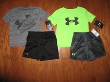 Under Armour 2-Piece Set Tank Shorts Boys 18M/24M/2T NWT