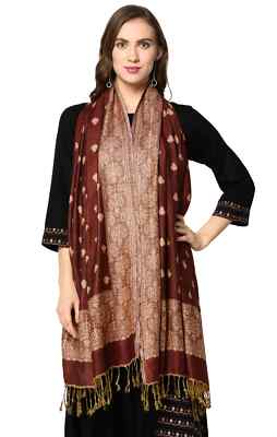 Indische Frauen Pashmina Schal Tuch Halstuch Trendy Kaschmir Wolle Gefühl Sei...