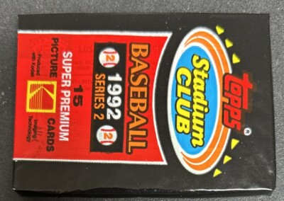 1992 Topps Stadium Club Pack TWO Dodgers: Orel Hershiser Top Jeff Hamilton Back