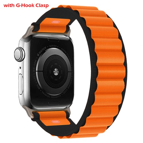 Correa deportiva de nailon Alpine Loop para Apple Watch 10 9 8 7 6 SE Ultra 2 44/45/46/49 mm - Imagen 38 de 52