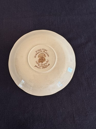 King Tom An American Tradition Turkey Saucer 6 Inch Hand Decorated - Picture 5 of 7
