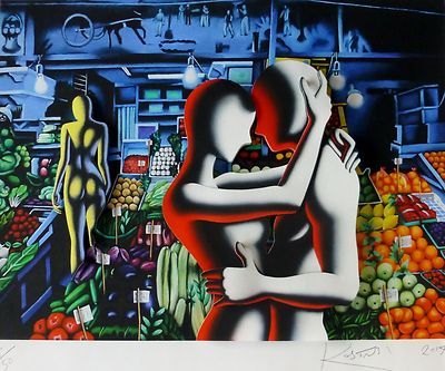 MARK KOSTABI Natural selection 3D CONSTRUCTION HAND SIGNED URBAN ART US ARTIST