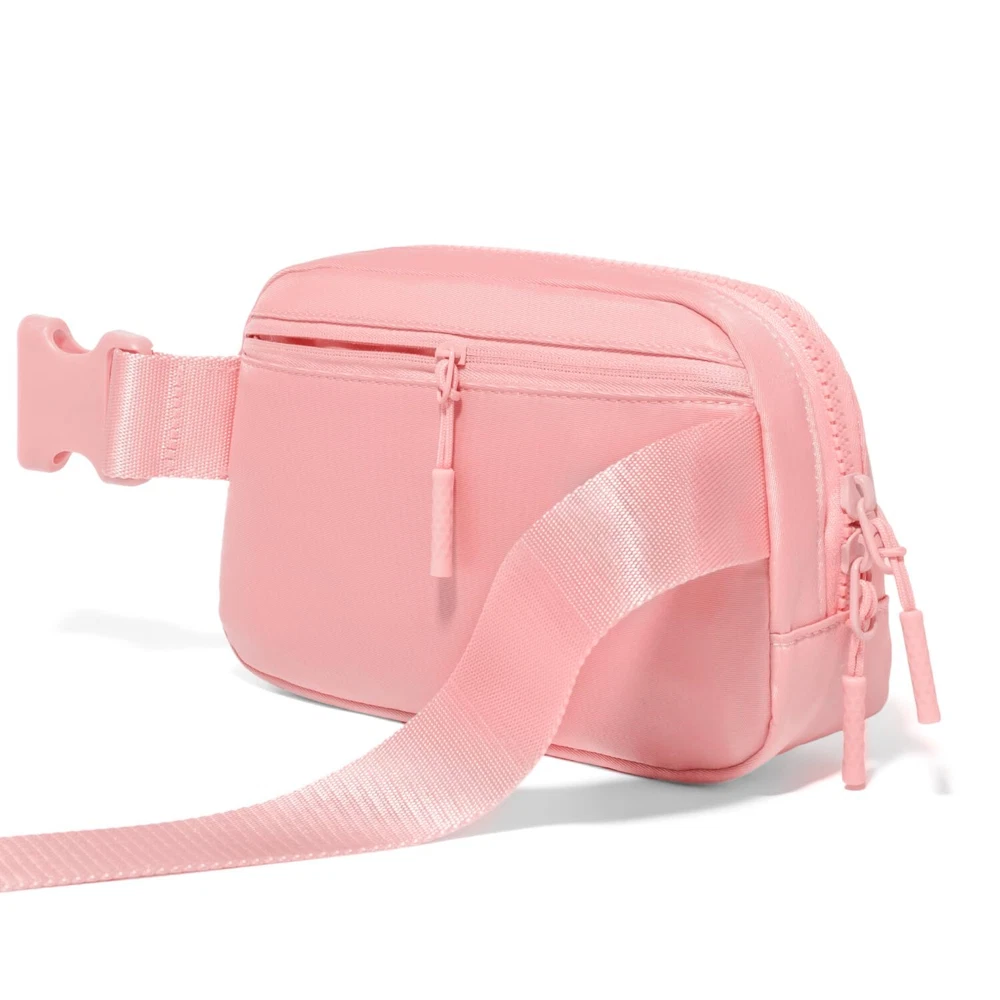 Belt Bag Fanny Pack Crossbody Bags for Women Two-Way Zip Closure Fashion Wais...