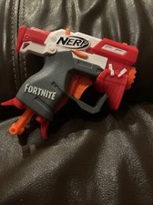 FORTNITE NERF Microshots Micro Shots Dart Blaster Pistol Gun Red 2018 Tested