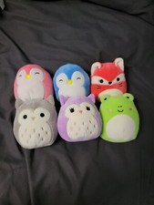 Squishmallow  5th Anniversary/Lot Of 6/Mini/pre-owned.
