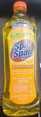 2x Spic And Span Antibacterial Cleaner Refill, Fresh Citrus - 20oz  Each Bottle
