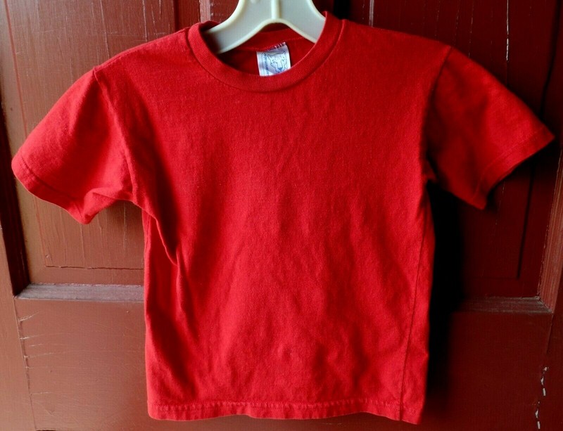 GARANIMALS 100% Cotton Red Short Sleeve Pullover Top Size 6