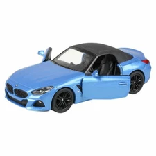 RI Novelty - Pull Back Die-Cast Metal Vehicle - BMW Z4 (Blue) (5 inch) - New