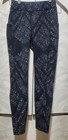 LADIES BLACK & WHITE POP FIT LEGGINGS WITH POCKETS SIZE SMALL — photo 2