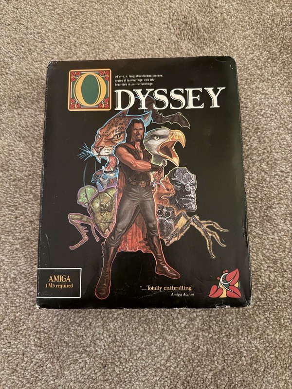 Rare Odyssey Commodore Amiga game boxed complete