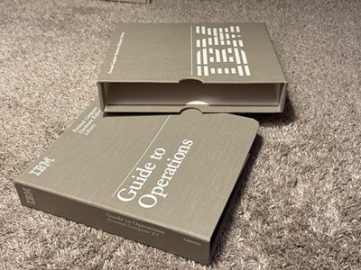Vintage IBM Guide To Operations PC XT - RARE BEIGE VERSION - 6280085