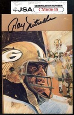Ray Nitschke Cards, Rookie Card and Autographed Memorabilia Guide 30
