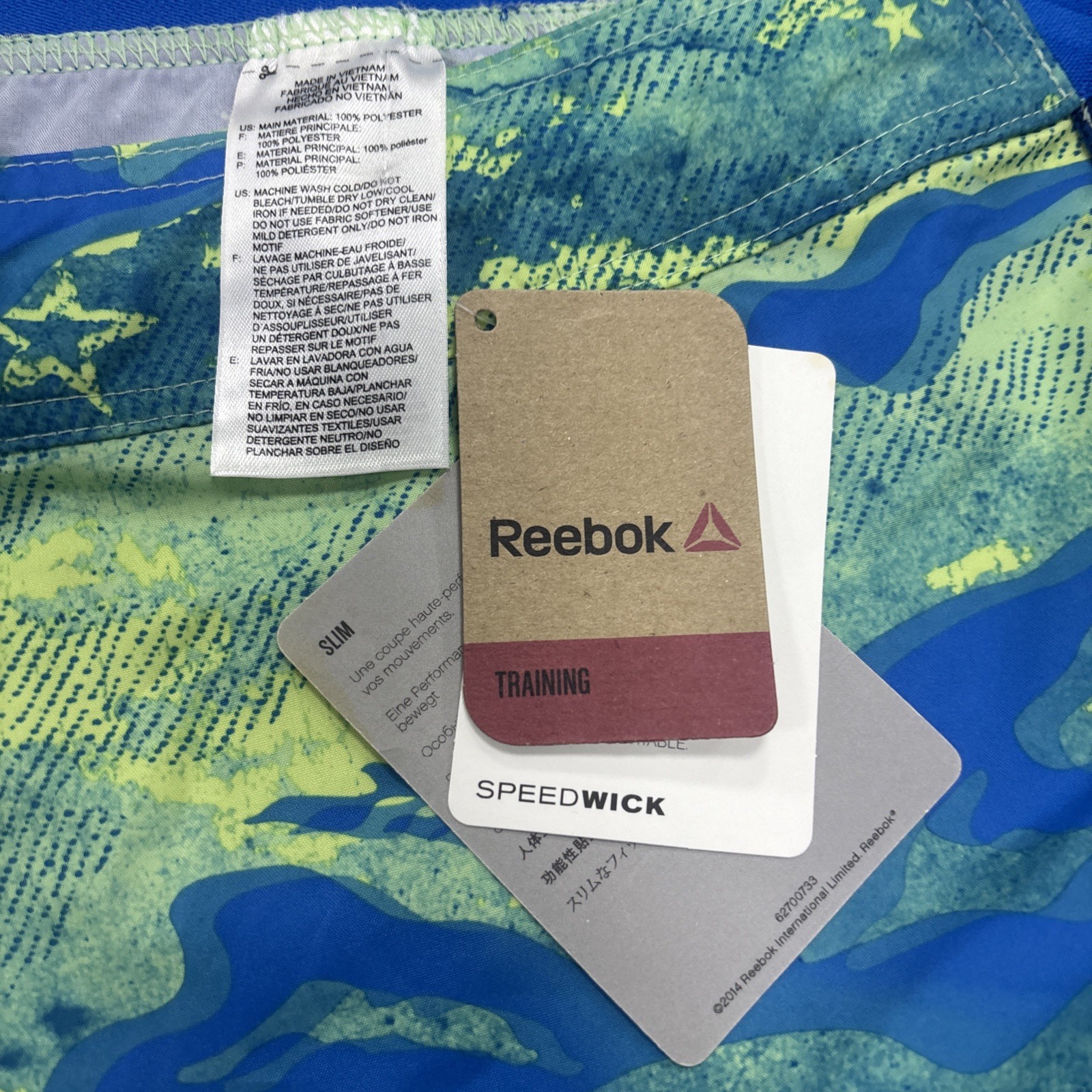 Reebok Women's Running Run Speedwick Shorts multicolored- Size XL NWT thumbnail 2