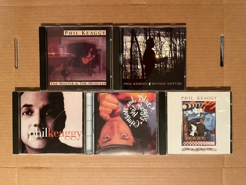 PHIL KEAGGY - Lot of 5 CDs: Beyond nature, The master, S/T, Find me in, Crimson