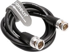 1M 12G BNC to BNC Straight Coaxial Cable for 4K Video Camera Sync Ultra Soft