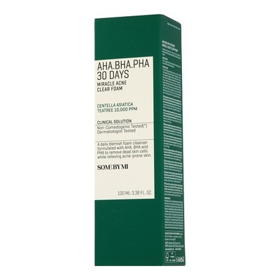 SOME BY MI AHA BHA PHA 30 Days Miracle - Acne Clear Foam 100ml