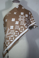 Auth Louis Vuitton Scarf Shawl Stole 65 Cashmere 35 Silk Multicolor Used