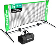 Portable Mini Pickleball Net - Easy Setup for Indoor  Outdoor Play