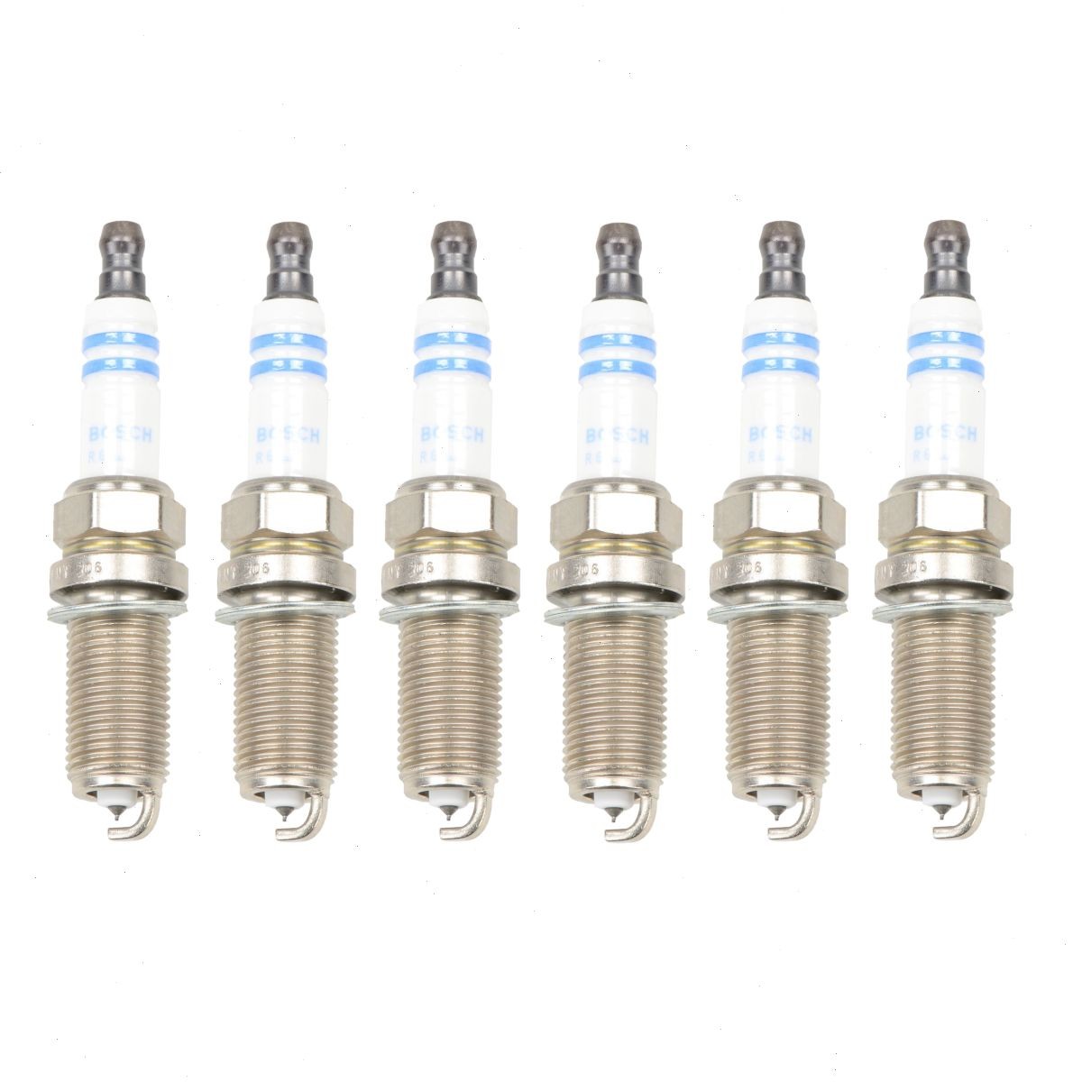 6 pc Bosch Double Platinum Spark Plugs for 2004-2009 Nissan Quest 3.5L V6 hf