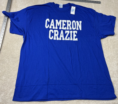 Cameron Crazie T Shirt Duke Bluedevils University Store Delta Size 3xl