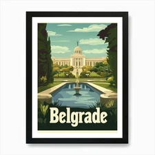 Aihrgdesign A Mid Century Modern Tr Framed Wall Art Poster Canvas Print Picture