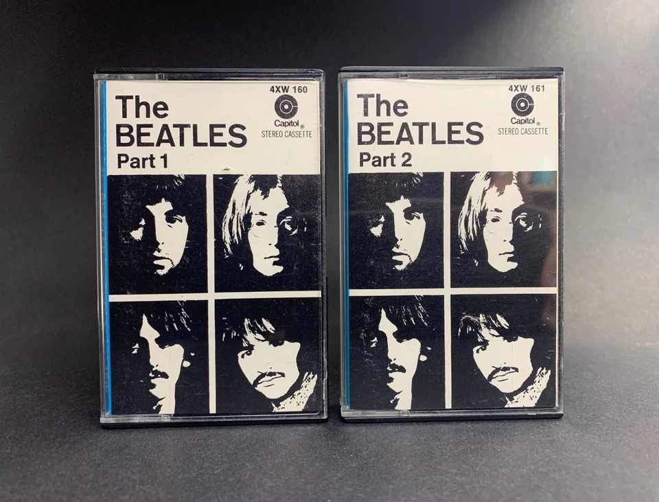 The Beatles WHITE ALBUM Vintage Cassettes **V.SCARCE CANADIAN ISSUE + SLIPCASE** - Image 4 of 4