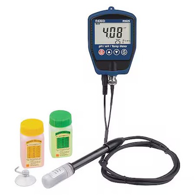 Reed Instruments R3525 Ph Meter, 0.00 To 14.00 Ph Range