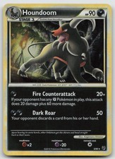 Houndoom 5/90 Holo Rare HGSS Undaunted Pokemon NM Swirl on eBay