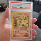 PSA 7 NEAR MINT 2000 Pokemon Charizard #4 Holo Base Set 2