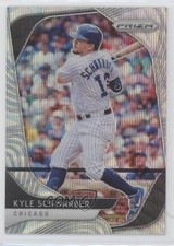 2020 Panini Prizm Tier III Blue Wave Prizm 30/60 Kyle Schwarber #242 wm5