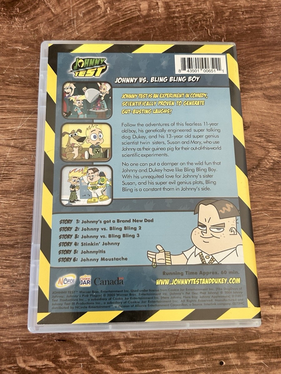Johnny Test: Johnny Test VS. Bling Bling Boy (DVD, 2009