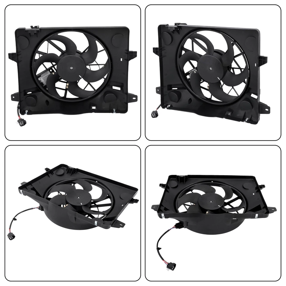 3W1Z8C607AC For Ford Crown Victoria 2003 2004 2005 Radiator Cooling Fan 620-120 Foto 3 de 4