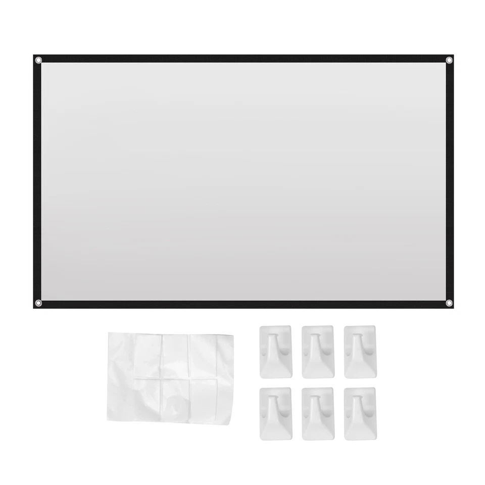 Projektionswand für Heimkino HD  Faltbare Anti-Falten U4Y63876 - Bild 1 von 1