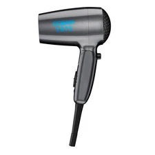 Conair Travel Hair Dryer with Dual Voltage, 1875W Compact Blow Gray