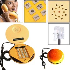 Hamburger Shape Cheeseburger Burger Phone Cute Telephone Christmas Gift for Kids