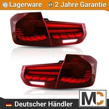 Dynamische LED Blinker R�ckleuchten SET Rot 4 OLED passend f�r BMW 3er F30 F35