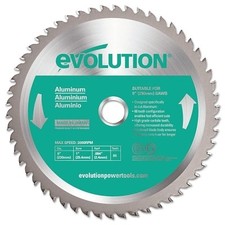 TCT Metal-Cutting Blade, 9 in, 1 in Arbor, 3000 rpm, 48 Teeth Evolution