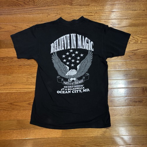 Vintage Harley Davidson 3D Emblem Fort Worth, TX 1991 T Shirt Wolf Large  by Harley-Davidson, Size L, $170 - Photo 6