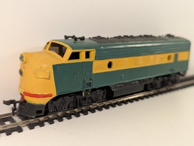 Athearn HO Scale Chicago & North Western EMD F7 Diesellok mit Beleuchtung