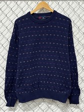 Vintage 90's Isle of Cotton Knit Crewneck Sweater Size XL