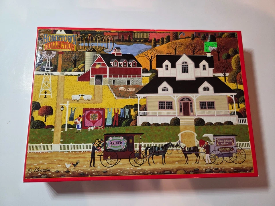 2 Hometown Collection Jigsaw Puzzle 1000 Piece Valentine's Day Harvest at Misson - Image 2 of 4