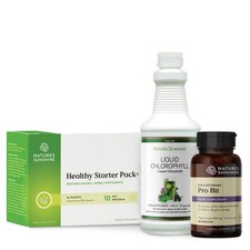 Nature's Sunshine Healthy Starter Programme | With Liquid Chlorophyll & Probioti