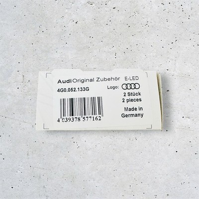AUDI ENTRY LED PUDDLE LIGHT RINGS 4G0052133G COOL WHITE 5K (2 LED